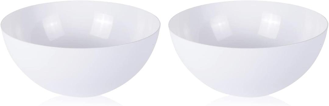 Floor Lamp Shade 2 Pack Torchiere Lamp Shades Replacement, 10 inch Diameter, 1.65 inch Fitter, Plastic Bowl White Lamp Shades for Floor Lamps Upright