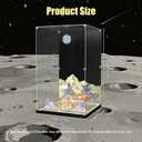 LED Acrylic Display Case Compatible with Lego 21367 Tintin Moon Rocket