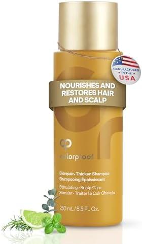 ColorProof Biorepair Thicken Shampoo for Thinning Color-Treated Hair, Nourishes & Stimulates Hair & Scalp, Thicker, Fuller Looking Hair, Sulfate-Free, Vegan
