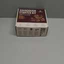 Superbaking Sourdough Starter Kit, 9" Round Banneton Bread Proofing Basket Set, Sourdough Bread Baking Supplies, Sourdough Tools with Silicone Bread Sling, Bread Making Tools, Baking Gifts