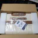 Coolife Suitcase Set 3 Piece Luggage Set Carry On Hardside Luggage with TSA Lock Spinner Wheels (White, 5 piece set)