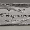 FZMHASLWW God Wall Decor Art 40" x 15" Black