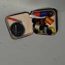 MASHDE 74 PCS Sewing Kit, Big Eye Steel Sewing Needles Kit with Storage Box, Include 55 Steel Needles for Hand Sewing, 11 Colored Threads, Tape Measure, Needle Threaders, Thimbles, Seam Rippers