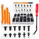 GOOACC 240PCS Bumper Retainer Clips Car Plastic Rivets Fasteners Push Retainer Kit 12 Popular Sizes Auto Push Pin Rivets Set -Door Trim Panel Fender Clips for GM Ford Toyota Honda Chrysler