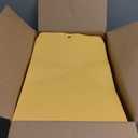 Amazon Basics Clasp Kraft Envelopes for Documents, Gummed Mailing Envelope, 9" x 12", 100-Pack