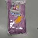 Purple Plush Phone Case for iPhone 15 Pro Max, Cute DIY Long Hair Funny Face Warm Furry Cases, 3D Cartoon Fuzzy Winter Protective Cover for Women Girls