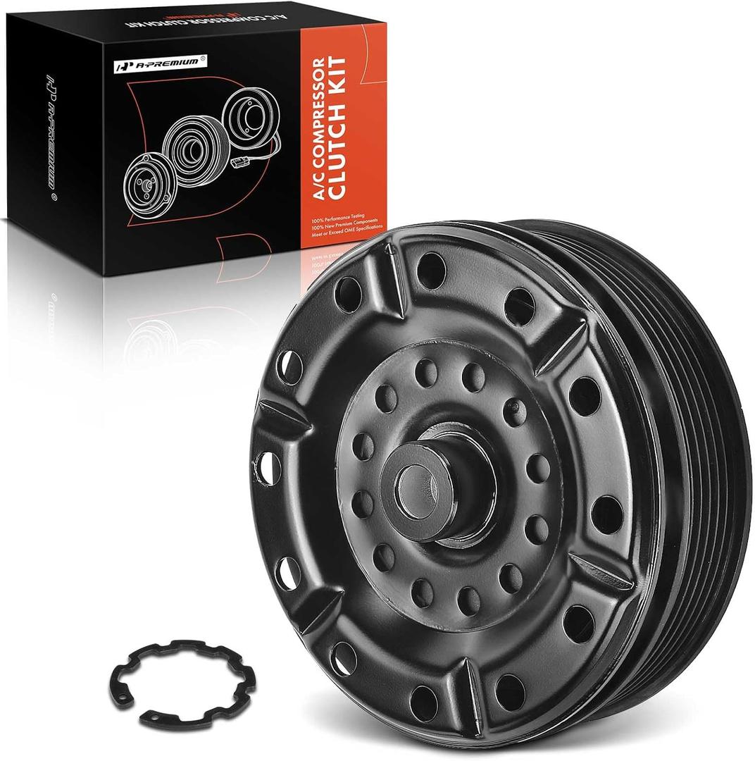 A-Premium Air Conditioner AC Compressor Clutch Kit Compatible with Toyota Corolla 2009-2010, Matrix 2009-2010/2012 & Scion xD 2008-2014, 1.8L