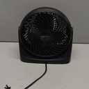 Amazon Basics Air Circulator Fan, Desk Fan for Bedroom, Home and Office, With 90-Degree Tilt Head, 3 Speed Settings, Lightweight (3 LBS), 35 Watts, Black, 11.1"W x 6.3"D x 10.9"H