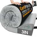 CYMULA Memory Foam Camping Mattress Pad,3in Sleeping Pad for Camping, Non-Slip Bottom Floor Cot Car Mattress Bed Portable Roll up Mattress Pad Mat for Travel Truck Guest Bed Tent (Queen 80 * 60 * 3)