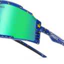 OMEKOL Two Sizes For Adults and Youth Sunglasses Sports Baseball Cycling Glasses Men Women MTB Bicycle Eyewear Outdoor (F12)