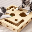 Cat Nail File Scratch Enrichment Box, Cat Scratch Puzzle Enrichment Box with Sandpaper Inside, Nail File Stress Free Alternative to Clippers and Grinders, Fun Cats Indoor Scratching for Boxes Game