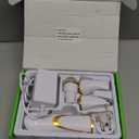 Small Dog Grooming Kit, 4 in 1 Electric Cordless Dog Paw Trimmer with Nail Grinder, Low Noise Dog Nail Trimmers, IPX7 Waterproof Small Dog Grooming Clippers for Paws, Ears, Face, Hip Hairl