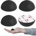 1.25" Silicone Hemisphere Bumpers Isolation Feet Rubber Non-Skid Speaker Pads with Adhesive Record Player Audio Isolation Pads for Small Speaker Spikes,Turntable,Amplifiers,Subwoofer,Monitors,Decks 4 Pcs
