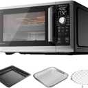 TOSHIBA Optichef Pro Air Fryer Combo Countertop Microwave Oven, 1.0 Cu.Ft