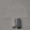 Hanes Girls Camisole, 100% Cotton Tagless Cami, Toddler Sizing, Multiple Packs & Colors Undershirts, Gray/White - 3Pack, Large US