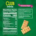Club Minis Crackers, Spring Snacks, Snack Crackers, Limited Edition, Cinnamon Sugar, 11oz Box (1 Box) (EXP 06/29/26)