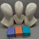 Neutral Foam Mannequin, Head Model Wig and Hair Accessory Display Stand, Necklace and Hat Mannequin (White)