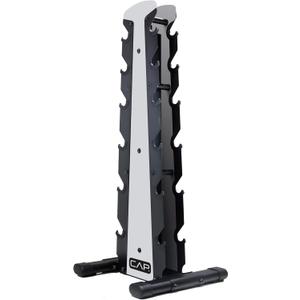 CAP Barbell Dumbbell storage Rack | Various Options (Silver)