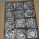 Square Glass Jars with Lids - Set of 12 Mini Glass Jars with Corks for Wedding & Party Favors, DIY Crafts, Potions, Spices & Candy, 3.4 oz