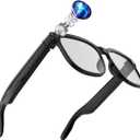 32GB AI Smart Glasses 4K HD Camera, 290mAh Battery, 8MP Anti-Shake Camera Glasses, Support Video Recording, Real-time Translation/GPT Lens Recognition, Photochromic Lens