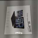 Wireless Keyboard Case for iPad Pro 13" (M5/M4, 2025/2024), Transparent Protective Cover with 7-Color Backlit Keyboard, 360 Rotating Stand, Multi-Touch Trackpad and Pencil Holder, White