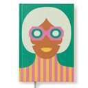 Olimpia Zagnoli Green Midsized Lined Notebook