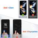 2 Pack Galaxy S24 Plus/S25 Plus Matte Screen Protector,9H Hardness Tempered Glass,Anti-Glare,Anti-Scratch,Smooth and Responsive Absolute,High Definition,Fingerprint Unlock, With Installation Frame