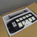 Deepn Solar Lights Outdoor, IP66 Waterproof Street Lights Outdoor, 6500K Dusk to Dawn Solar Security Flood Lights Motion Sensor with Remote Control for Yard, Entryway Garage, Porch 2 Pack