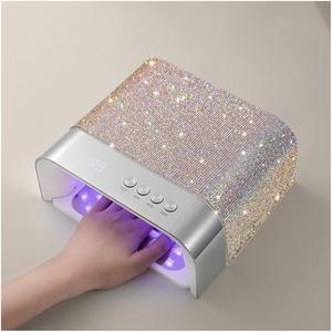 GAOY Professional UV Nail Lamp, Big Cavity Design for Long Nails, 36 LED Fast Curing Light with Infrared Sensor for Salon Gel and Acrylic Polish, Diamond