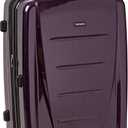 Samsonite Winfield 2 Hardside Expandable Luggage with Spinner Wheels, Purple, Checked-Large 28-Inch