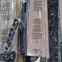 VECELO Queen Size Platform Bed Frame with 4 Storage Drawers,Fabric Upholstered Headboard and Wooden Slats Support,Built-in USB and Type C Ports, No Box Spring Needed,Easy Assembly