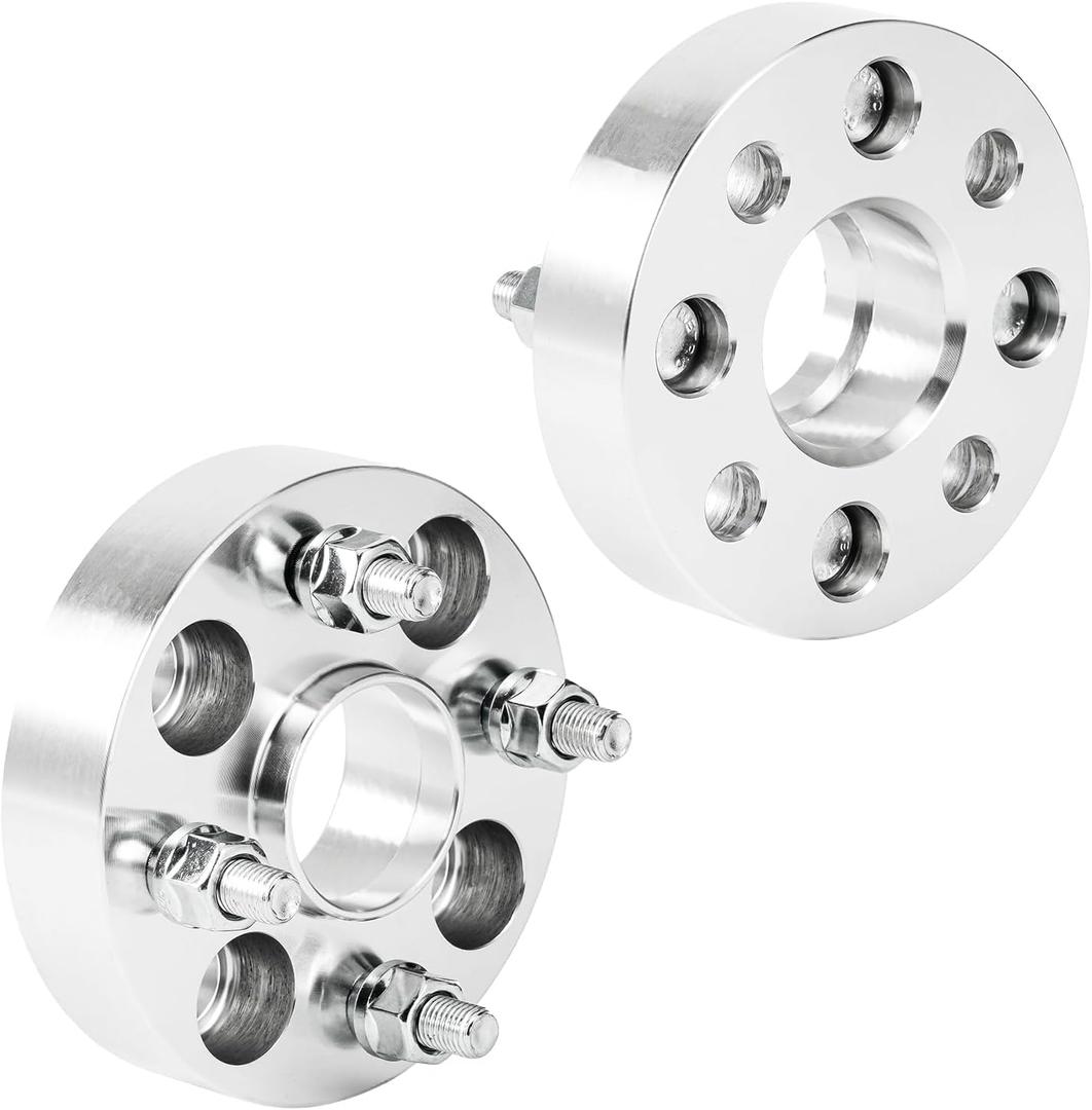 PHILTOP 4x100 to 4x100 Wheel Spacer, 1.25" Hub Centric Wheel Spacers Fit for Yaris, Corolla, xB, Rio, xA, iA, Miata, Escort, MX-5 Miata, Echo, Thread Pitch M12x1.5 Hub Bore 54.1mm - 2Pcs
