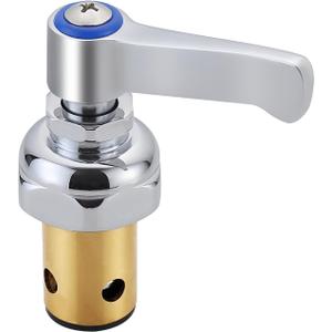 Cold Side Handle Stem Assembly Replacement Fits T&S Faucets, Fit for Eterna Valve Replacement 002713-40, Commercial Faucet Part, Brass