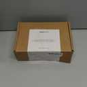 Amazon Basics Exterior Door Knob With Key Lock and Deadbolt, Keyed Alike, Coastal, Matte Black (Pack of 1)