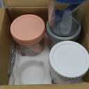 4 Pack Overnight Oats Containers with Lids and Spoons - DRKIO 16 Oz Glass Mason Jars for Overnight Oats Leak Proof Oatmeal Container Great for Cereal Fruit Vegetable Milk Salad Yogurt Meal Prep