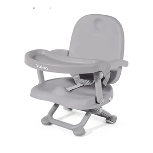 YOLEO Baby High Chair Booster Seat for Dining Table, Foldable High Chairs with Adjustable Heights, Travel Booster Seat with Removable Tray