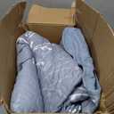 DJY Quilt Set Queen Size Blue Branch Floral Quilt Bedding Set, 3 Pieces Tree Botanical Bedspread Lightweight Microfiber Summer Coverlet Bedding Set for All Season 96''x90