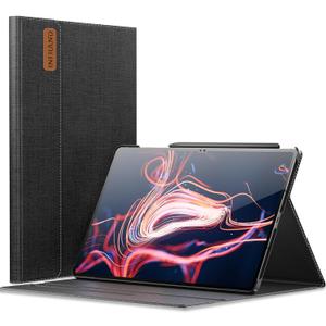 INFILAND Galaxy Tab S10 Ultra/S9 Ultra/S8 Ultra 14.6 Inch Case, Multi-Angle Stand Cover Compatible with Samsung Galaxy Tab S10 Ultra/S9 Ultra/S8 Ultra Tablet [Auto Wake/Sleep], Black
