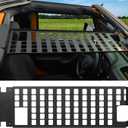 Roof Rack Hard Top Molle Panel for Jeep Wrangler JK 2007-2018 Luggage Storage Carrier Metal Shelf Exterior Accessories