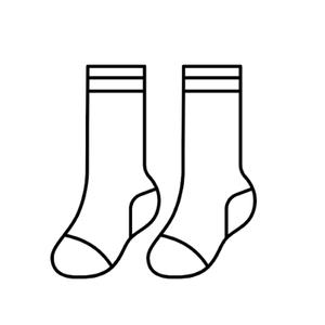 Long Grey Socks