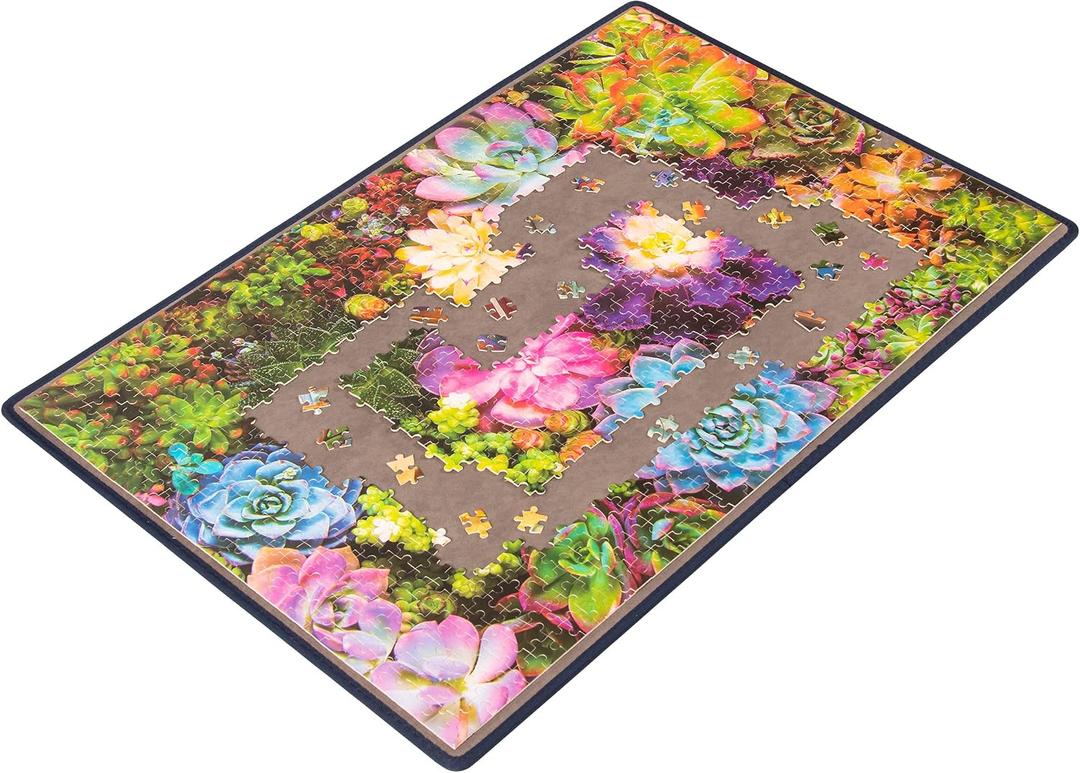 Tektalk Portable Puzzle Mat for Storage - Non-Slip Surface, Up to 1000 Pieces