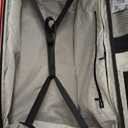 29 Inch Aluminum Checked Luggage with Side Opening Zipper, 40 * 37 * 77cm, 113L, Lightweight Hardshell ABS+PC Suitcase with TSA Lock, 360 Universal Wheels, Wine Red