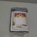 GOHD Valarie Fancy Window Valance, 54 x 18, Taffeta Fabric with Soft Satin Swag, Add Some Royal luxruy Accent to Your Home (Grey)