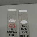XYSOCKS Funky Socks Gift for Holiday, Grey, Size 6-11