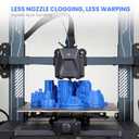 ELEGOO PLA Filament 1.75mm Gray 2KG, 3D Printer Filament Dimensional Accuracy +/- 0.02mm, 2 Pack 1kg Cardboard Spool(2.2lbs) 3D Printing Filament Fits for Most FDM 3D Printers