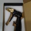 ESOW Garden Hose Nozzle, 100% Heavy Duty Metal Spray Gun with Full Brass Nozzle, High Pressure Watering Nozzle, Adjustable Spray Water Flow for Watering Plants, Showering Pet, Washing Car, Cleaning