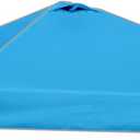 10x10 Straight Leg Pop up Canopy Replacement Top, Only 118x118 inches Air Vent Cover Fabric Without Tent Frame, Sky Blue
