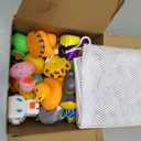 JOYIN 30 Pcs Rubber Ducks, Random Assortment Ducks Bulk with Mesh Carry Bag, Mini Rubber Duckies for Baby Bath Toys, Kids Toddler Summer Pool Toys Birthday Gifts Party Favors