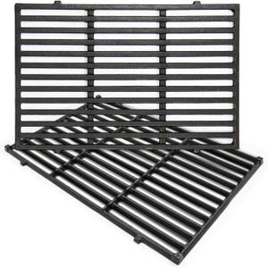 Hongso 19.5" Grill Grates for Weber Genesis E-310, Genesis 300 Grill Grates for Genesis E310 E320 E330 S310 S320 S330 EP310 EP320 EP330 Gas Models, Replacement Parts for Weber 7524 7528,Heavy Duty Cast Iron
