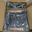 monTEK 2-in-1 Universal Laptop Pole Mount Tray for 10”- 15.6” Notebook or 17”-32” Monitor, Full Motion Laptop Mount with Removable 75/ 100mm VESA Plate, Fits 1.1”-2.4” Pole Diameter, Black